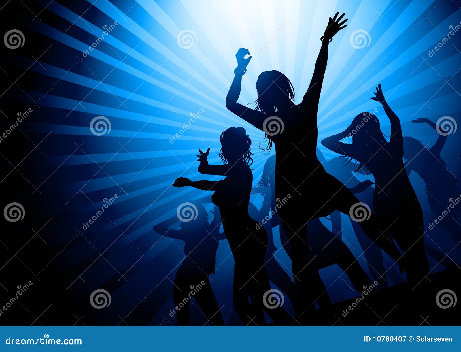 Ladies Party Night stock vector. Illustration of backlit 10780407