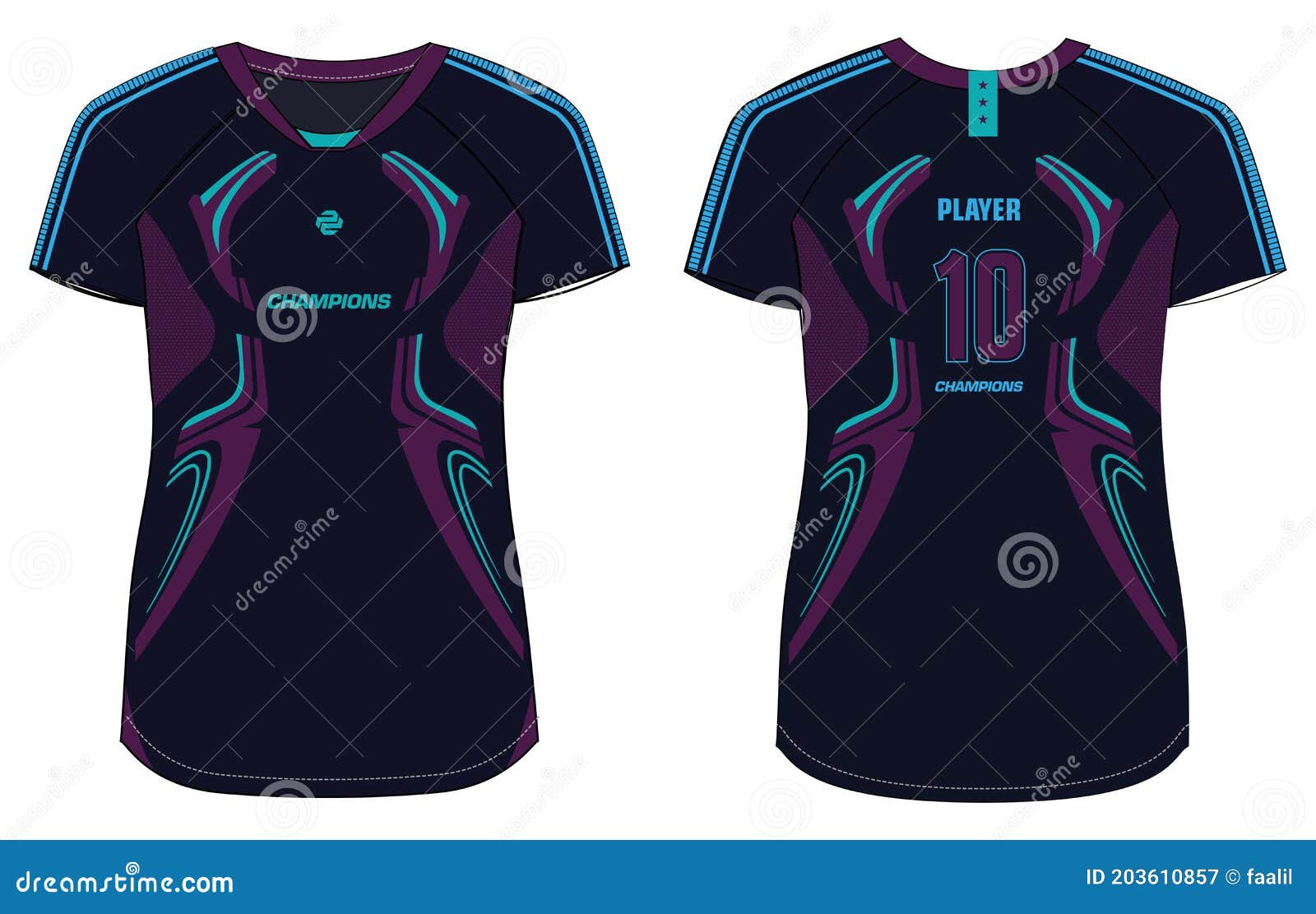 ladies sports jerseys