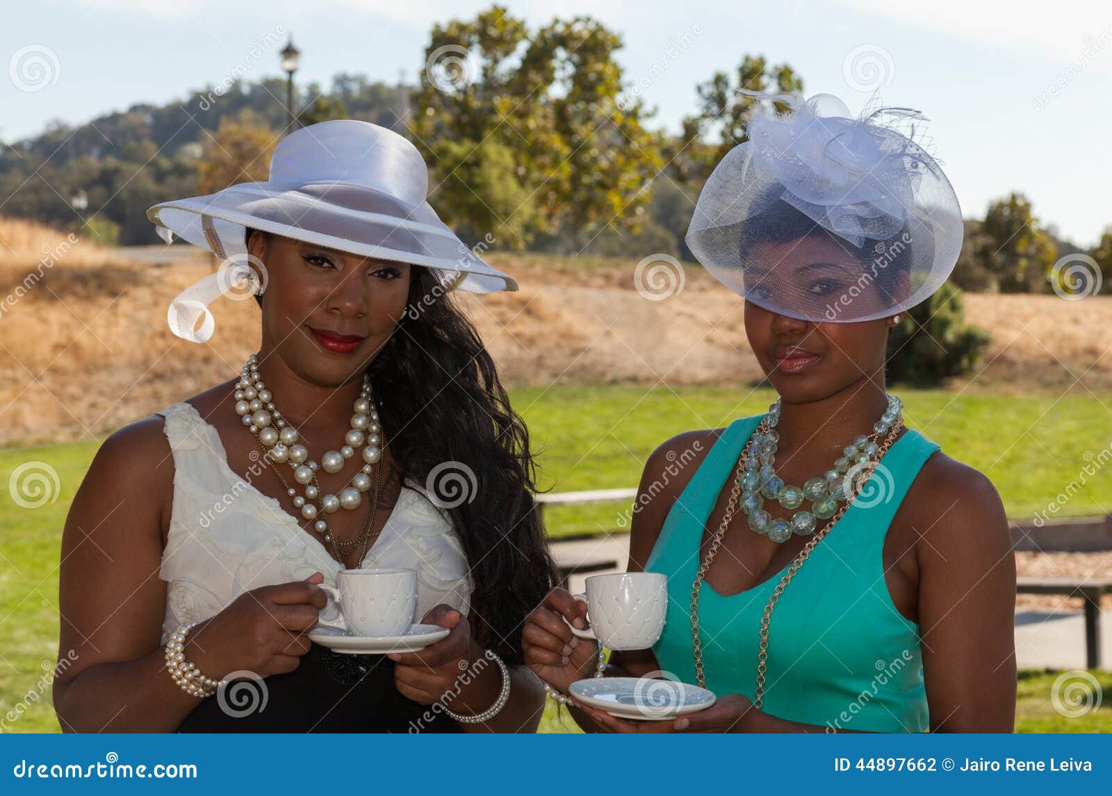 ladies at a tea part