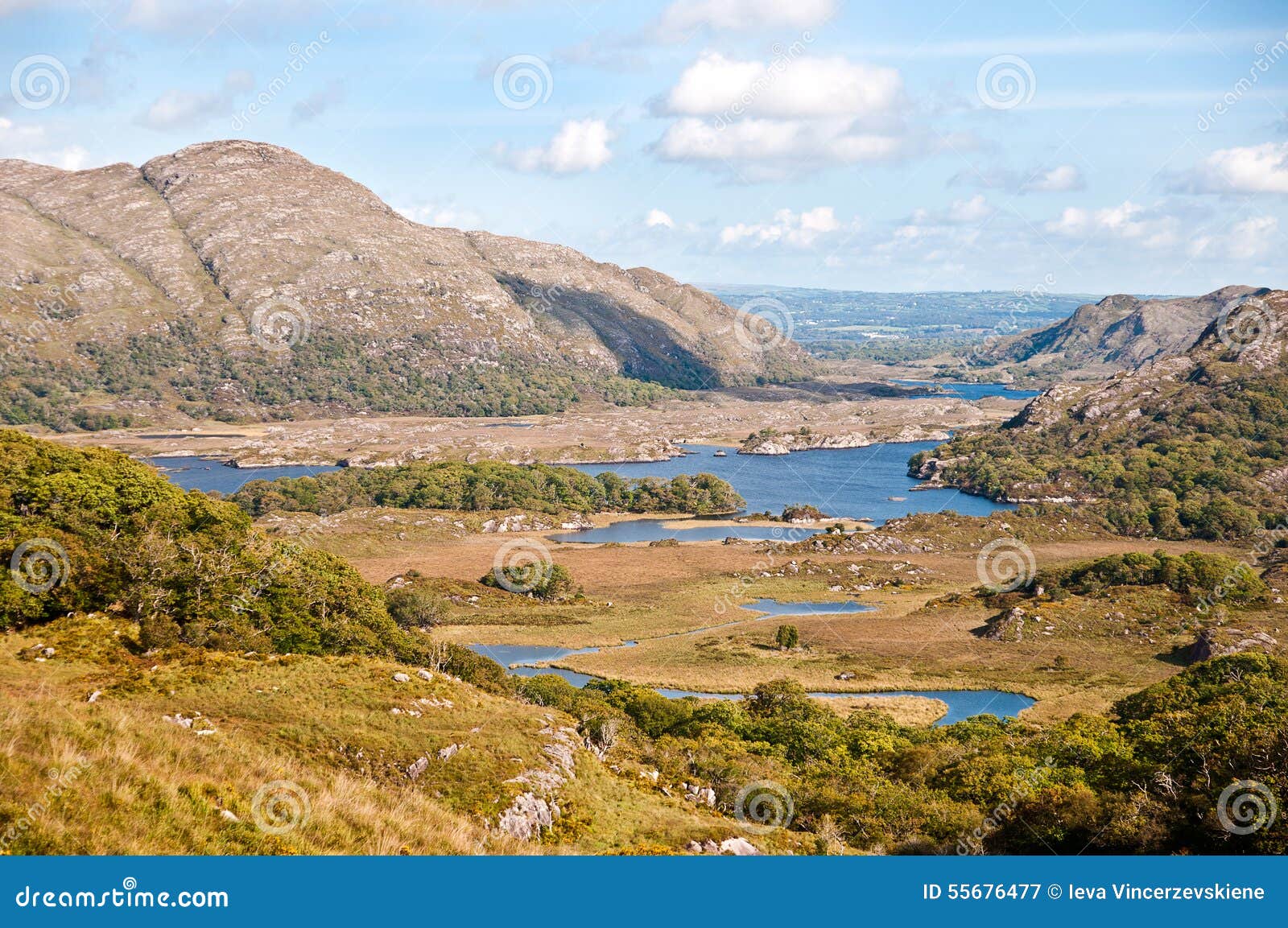 Ladies View, Co. Kerry, Ireland. Stock Image - Image of mountain, view ...