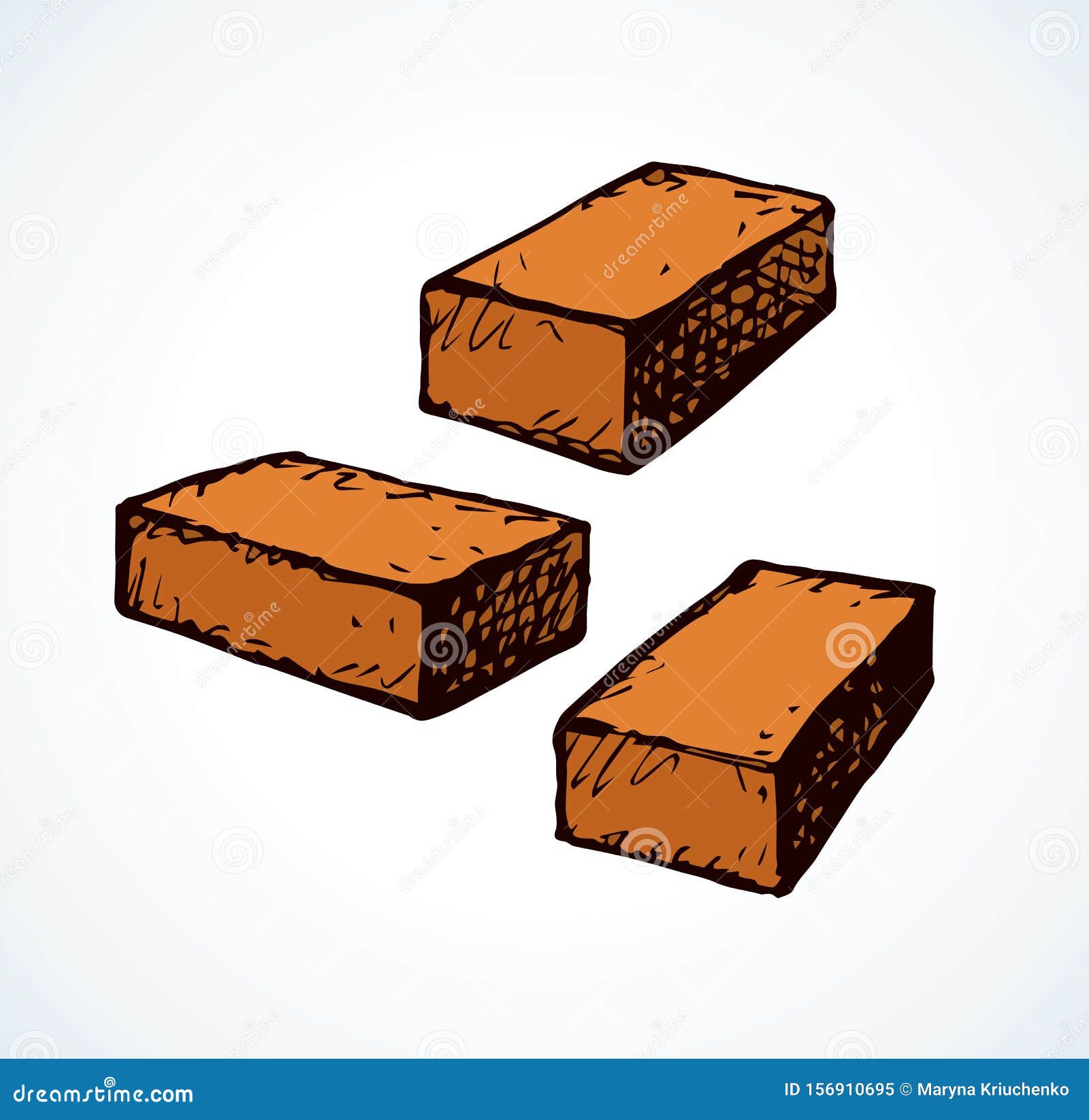 Ladrillo. Dibujo De Vectores Ilustración del Vector - Ilustración de  concepto, amarillento: 156910695