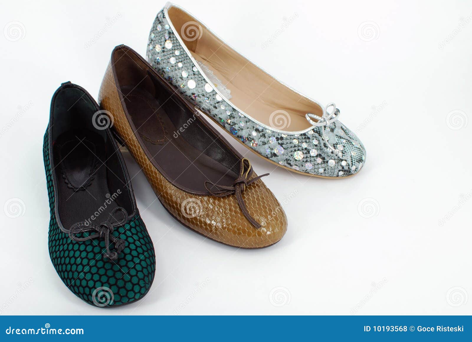 Lady ballet flat shoes stock photo. Image of flat, wear - 10193568