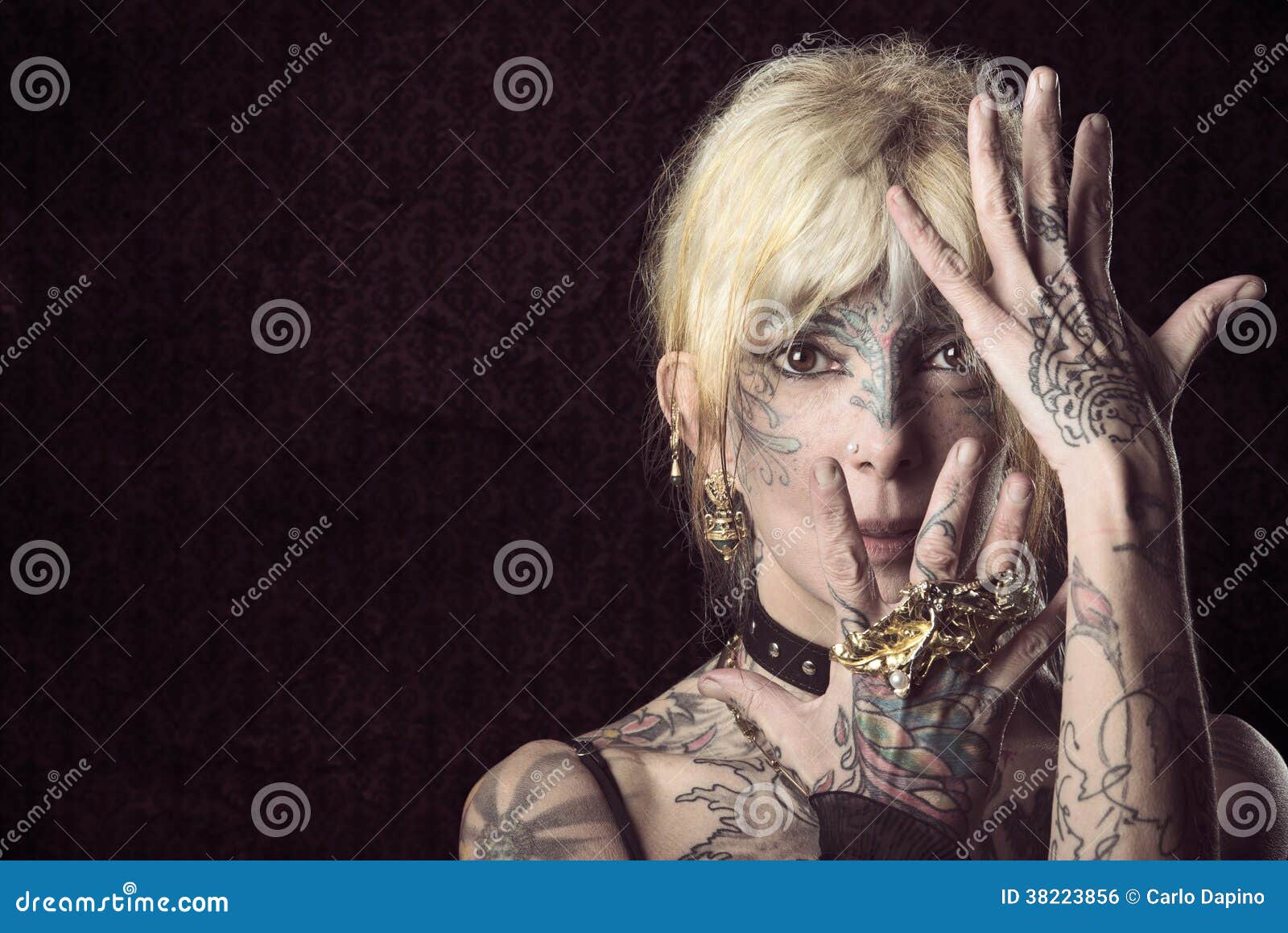 2,734 Mask Tattoo Stock Photos - Free & Royalty-Free Stock Photos from  Dreamstime