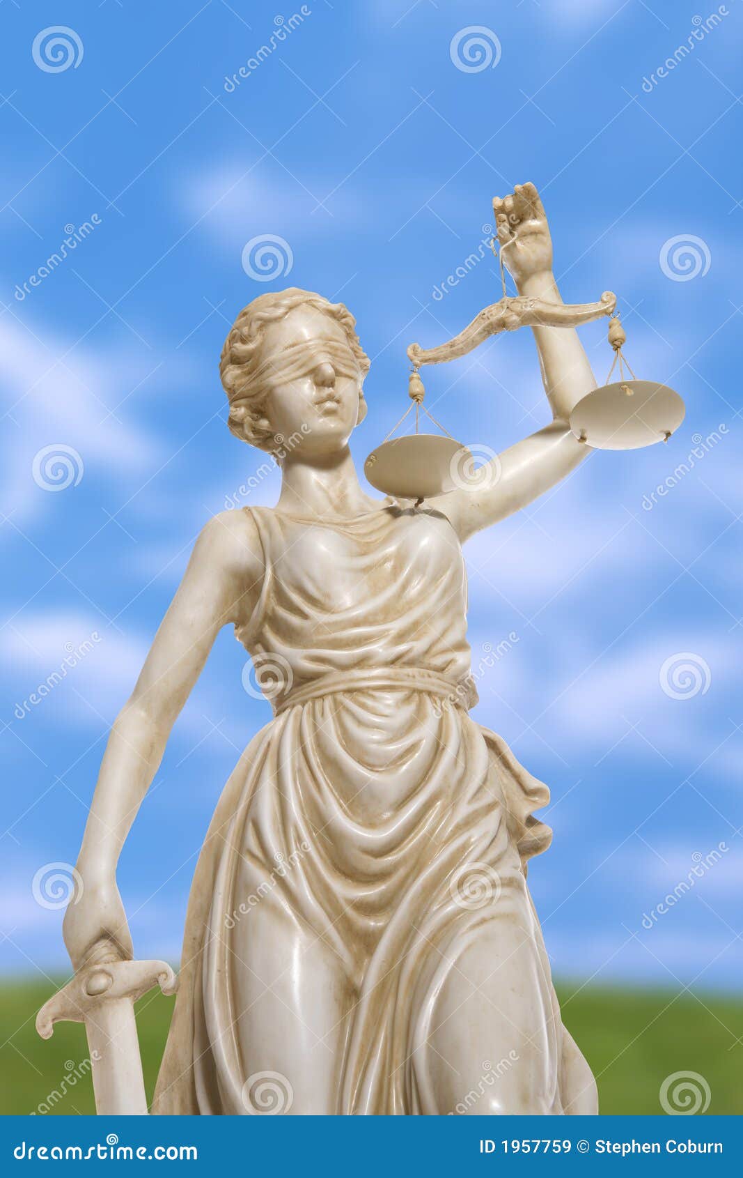 Lady Justice Statue Stock Image 1957759