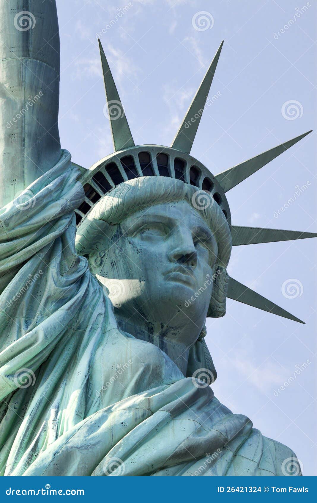Lady Liberty stock photo. Image of eyes, crown, election - 26421324