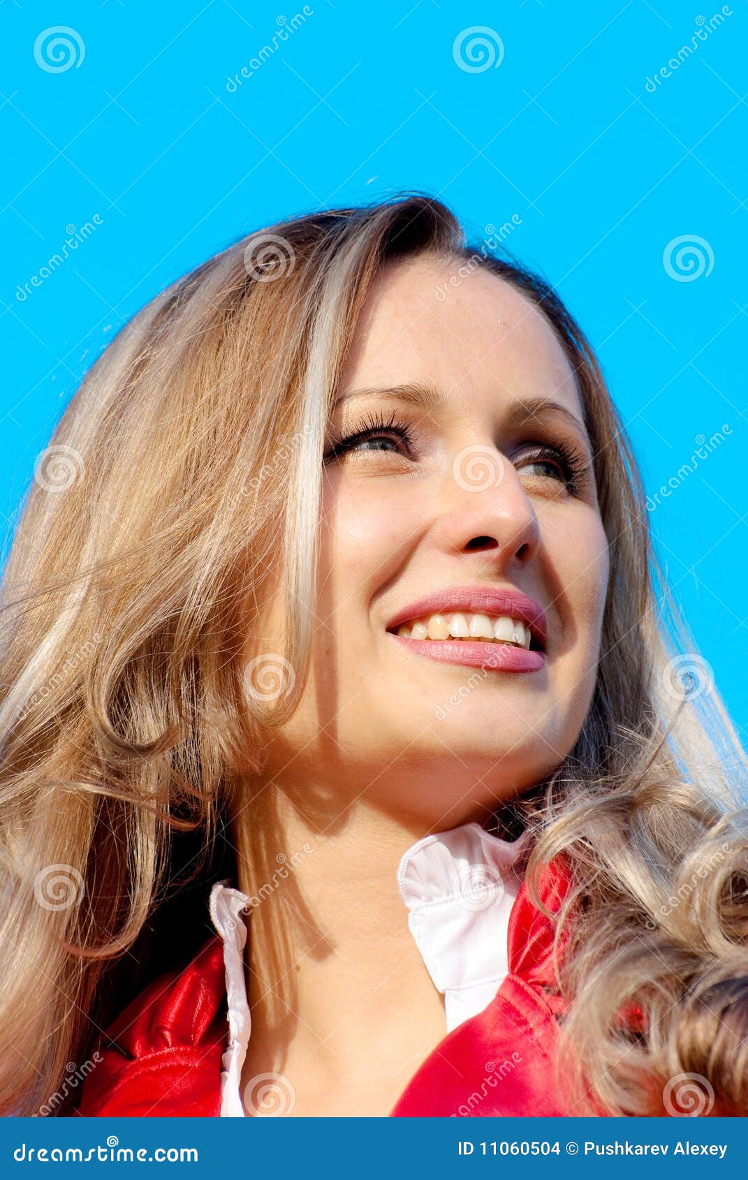 Lady in red stock photo. Image of lips, embracing, exoticism 11060504