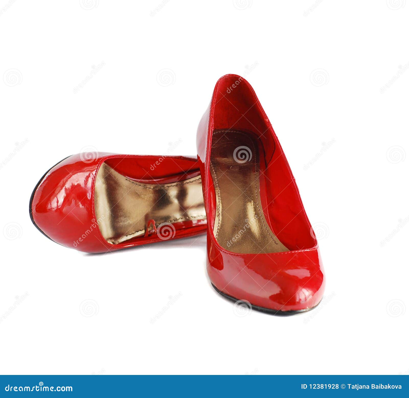 Lady red shoes stock photo. Image of lady, classic, foot - 12381928