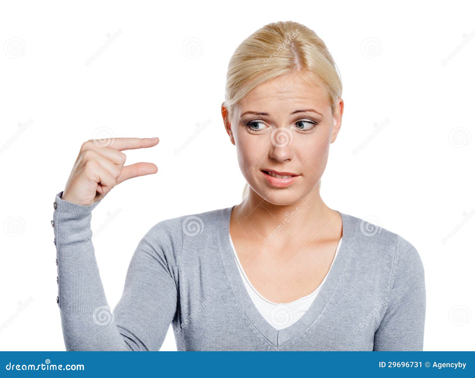 Small Tits Problem Solution Stock Image - Image of person, background:  55567601