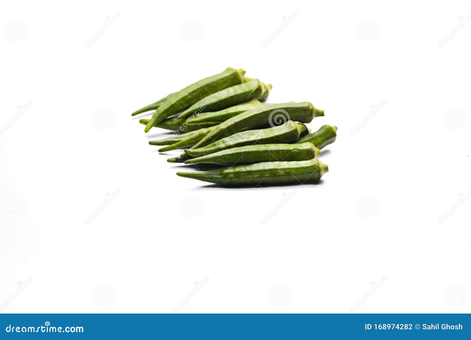 Ladyfinger. stock photo. Image of background, india 168974282