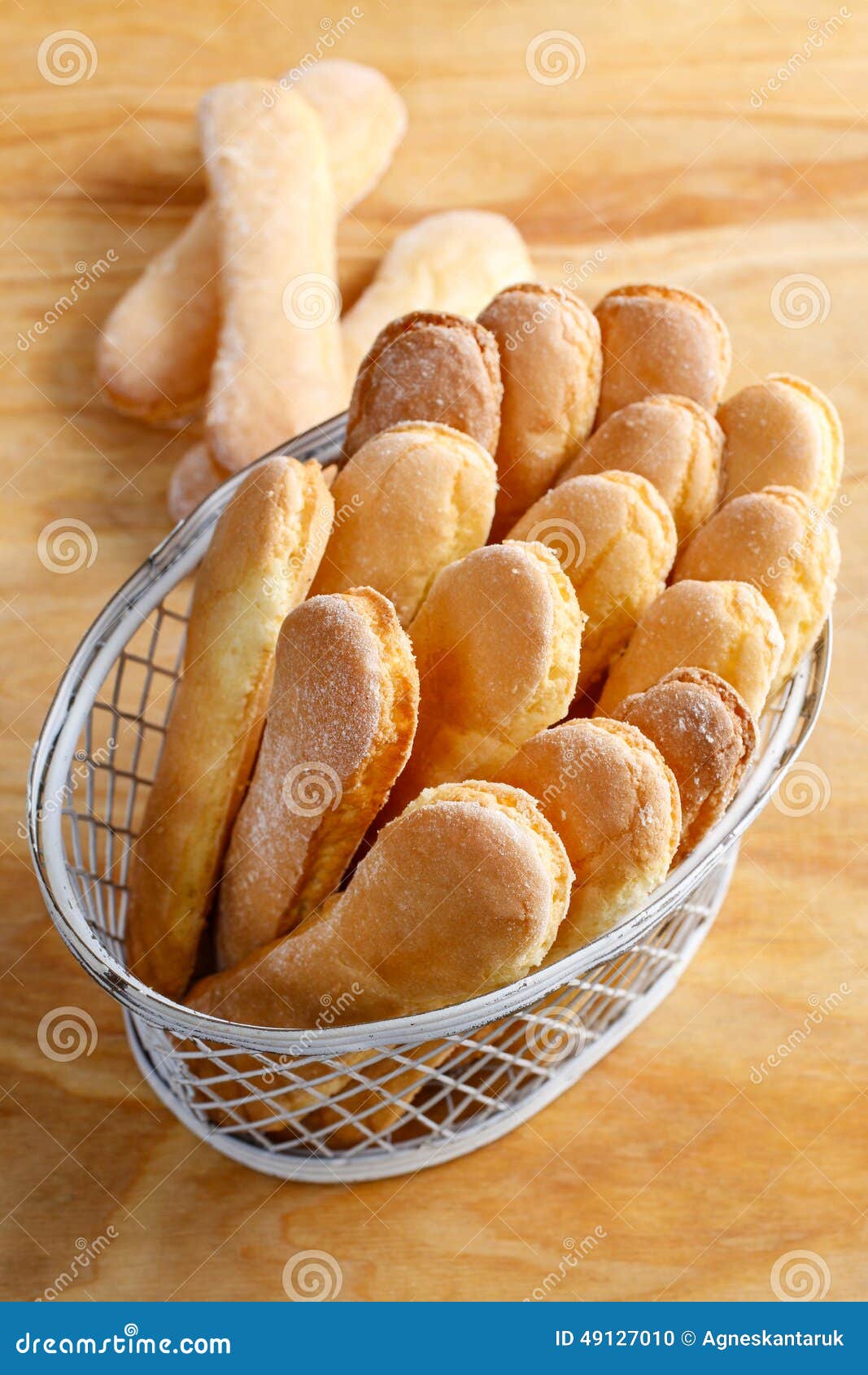Ladyfingers biscuits stock photo. Image of delicious 49127010