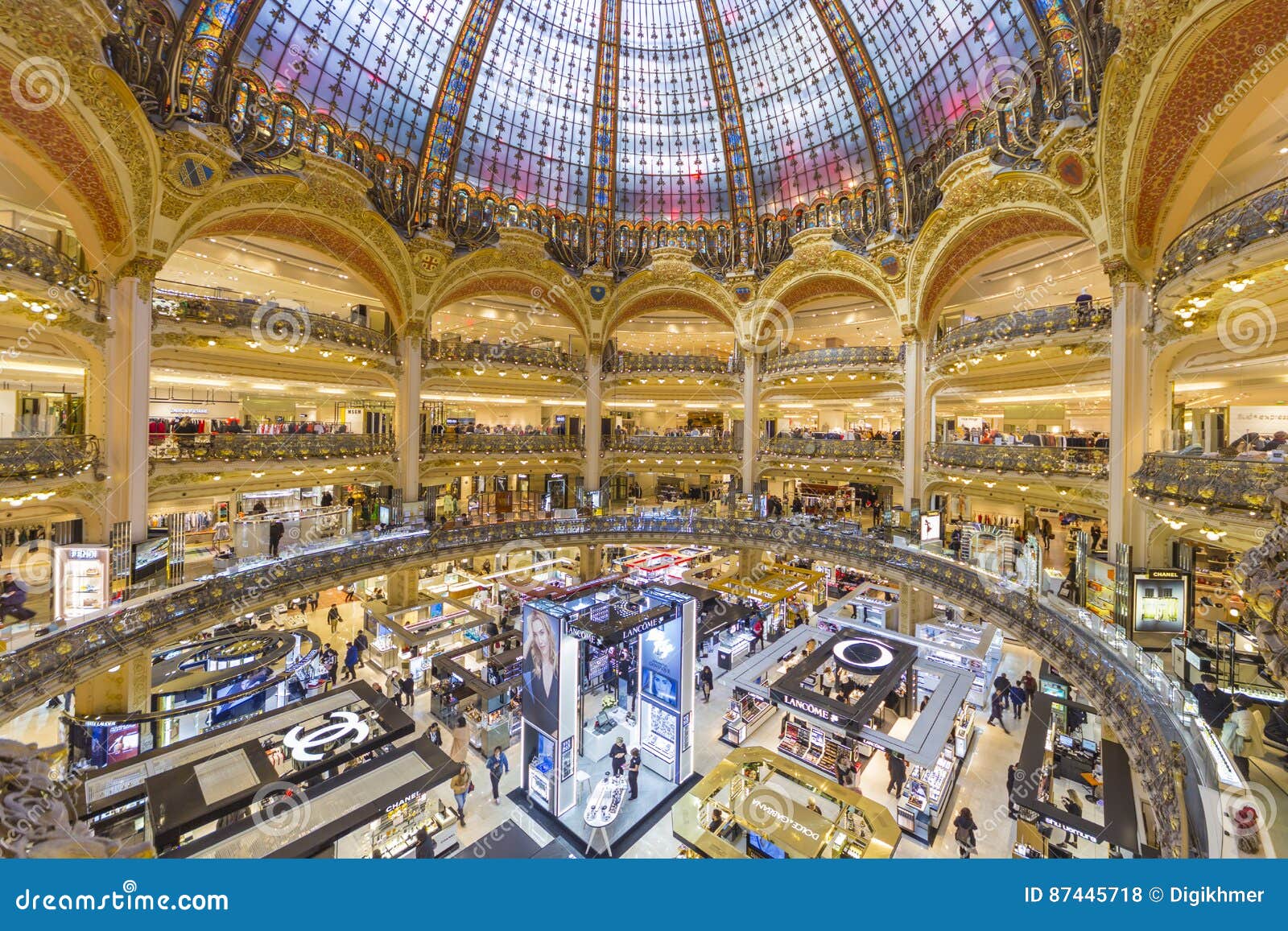 Lafayette Gallery (Galerie Lafayette in French) Editorial Stock Photo -  Image of history, business: 87445718