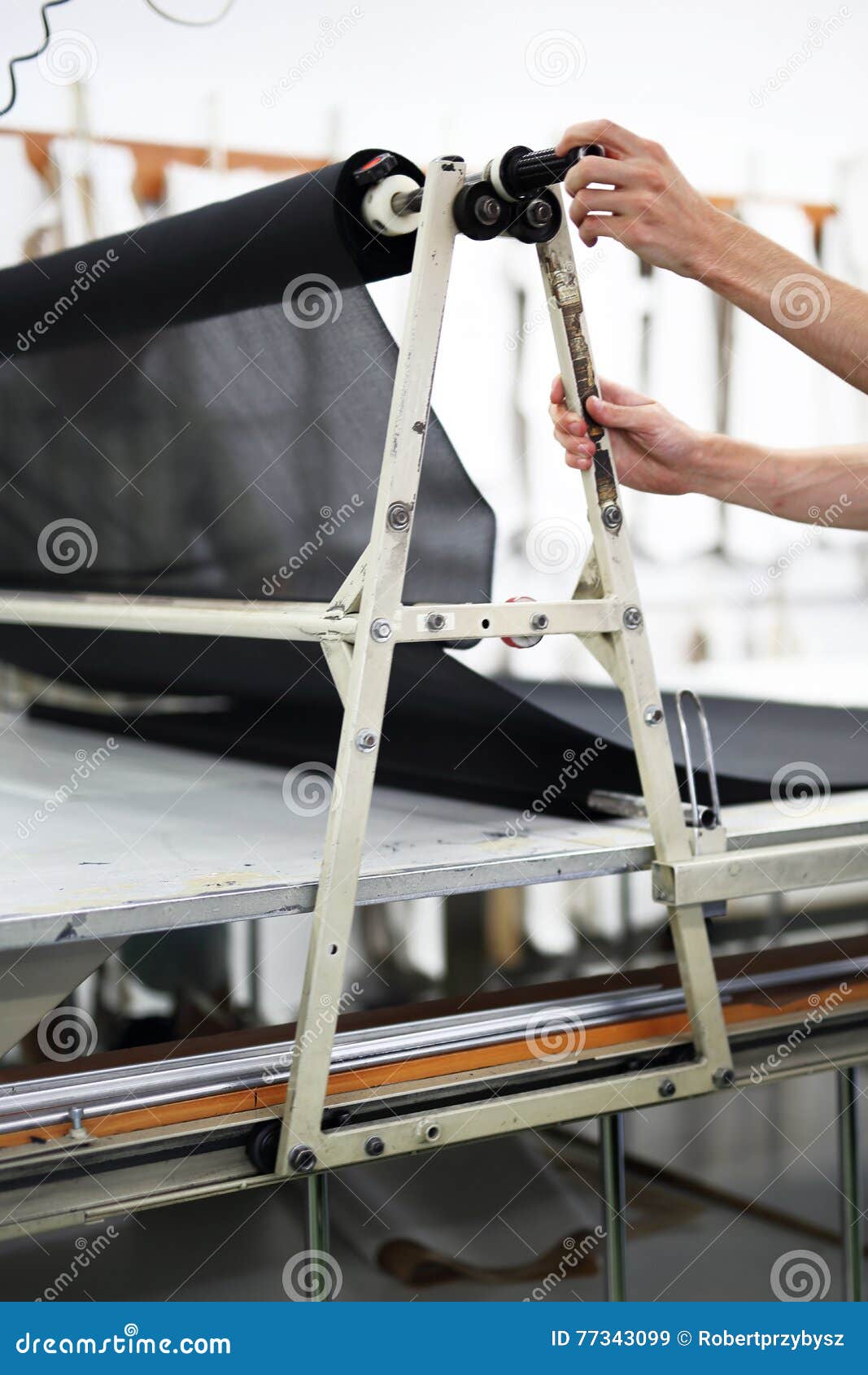 Lagging machine stock image. Image of clothes, room, textile 77343099