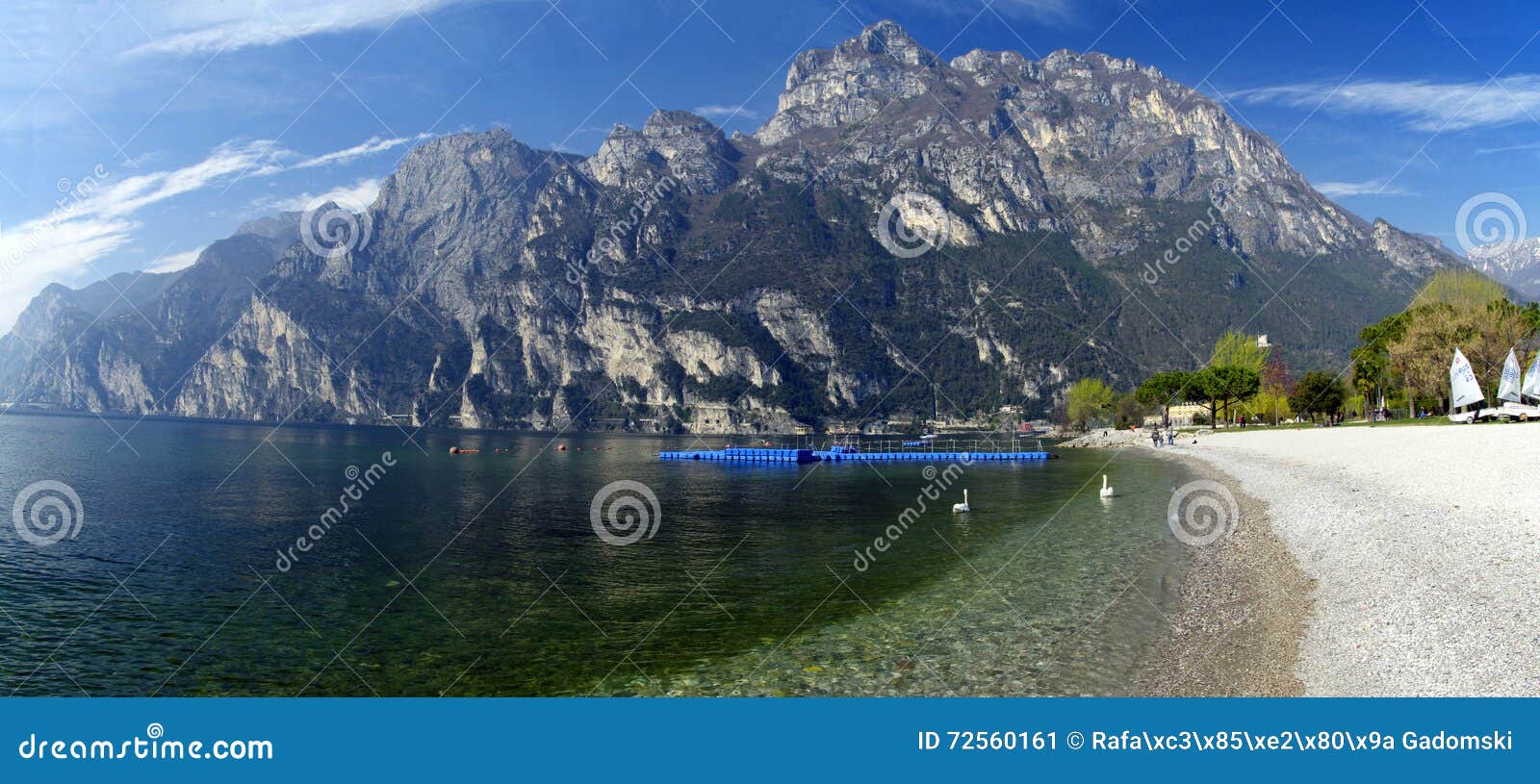 the lago di garda, italy.