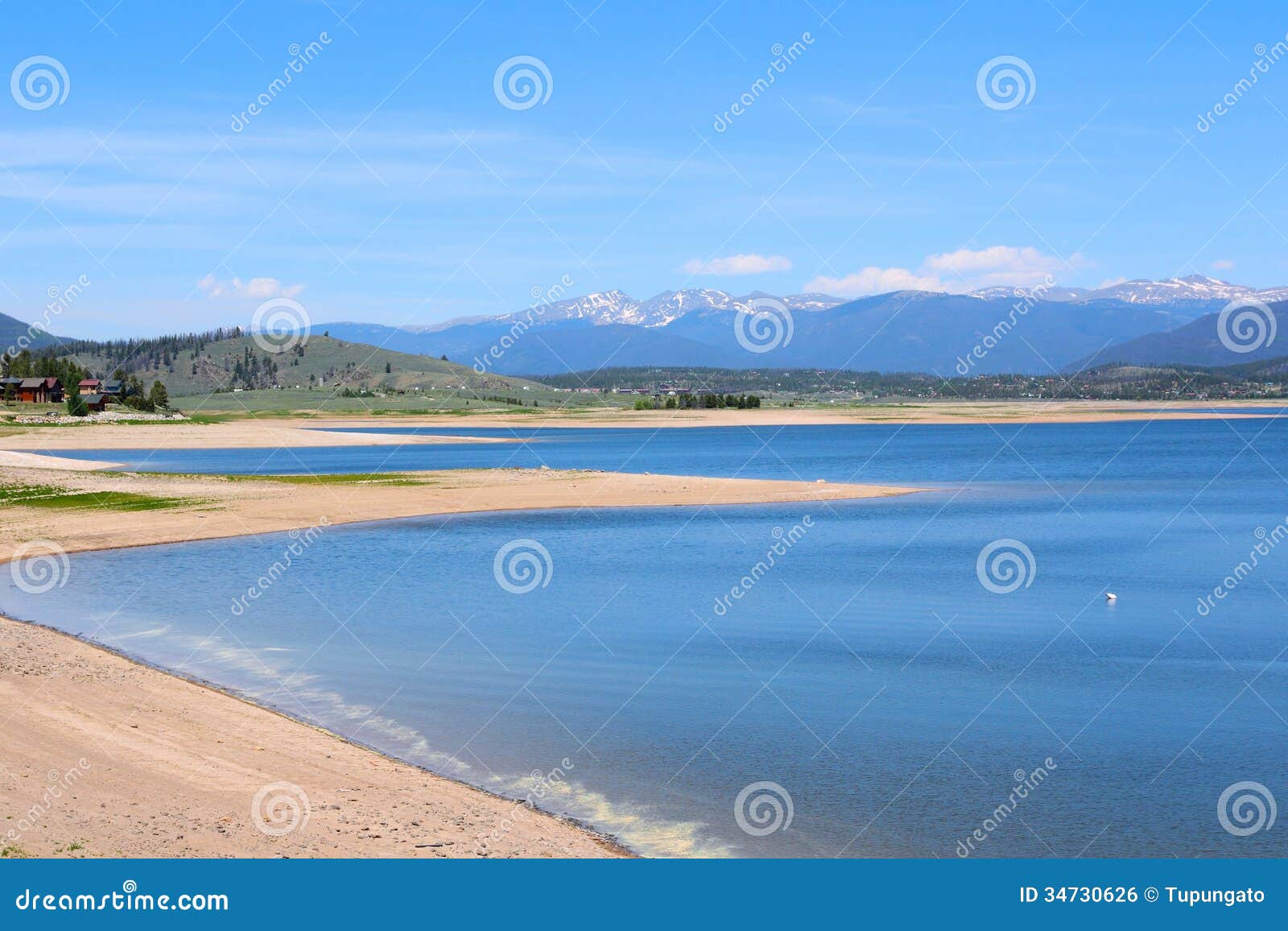 Lago Granby, Colorado foto de archivo. Imagen de estados 34730626