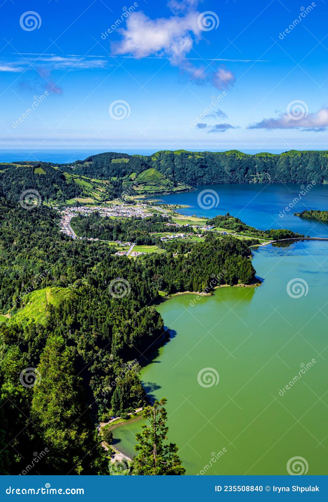 lagoa das sete cidades, sÃÂ£o miguel island, azores, portugal, europe