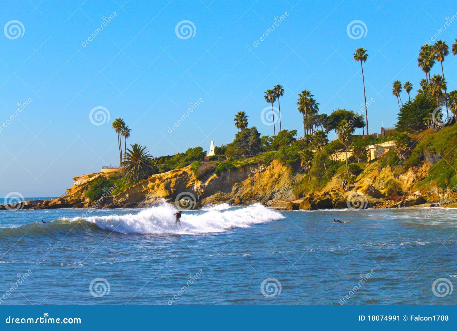 Laguna Beach Surfer stock image. Image of california 18074991