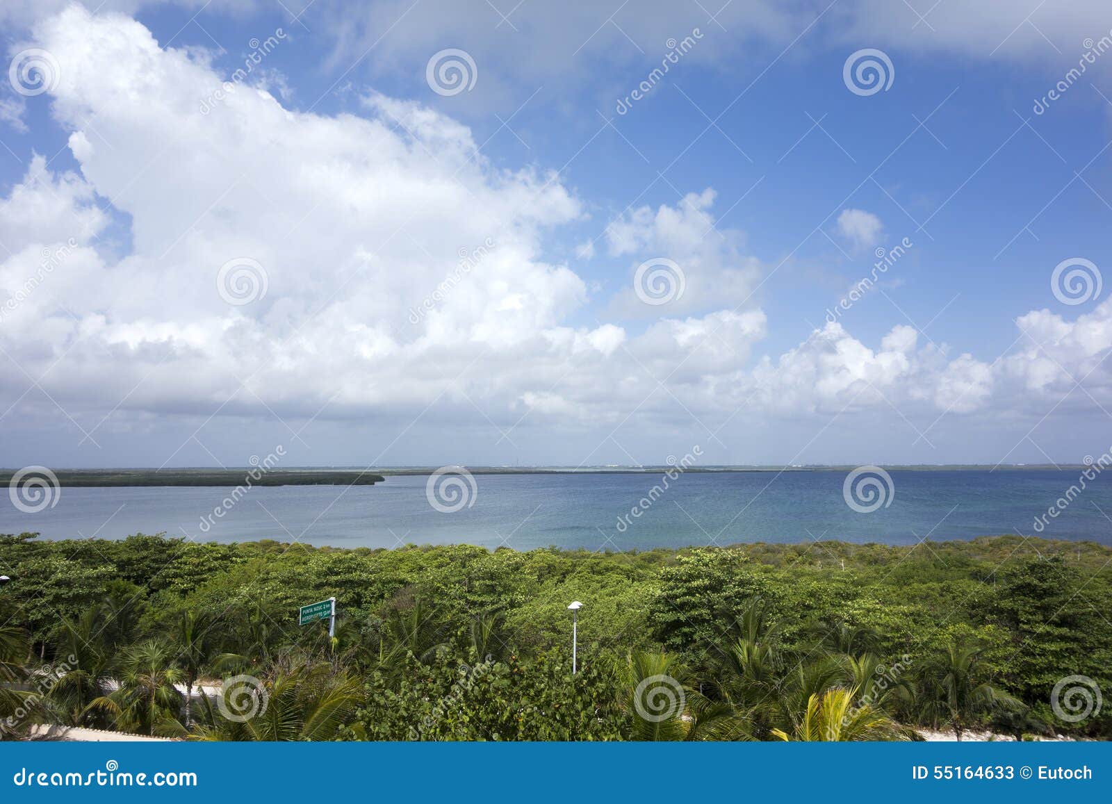 laguna nichupte, yucatan, mexico