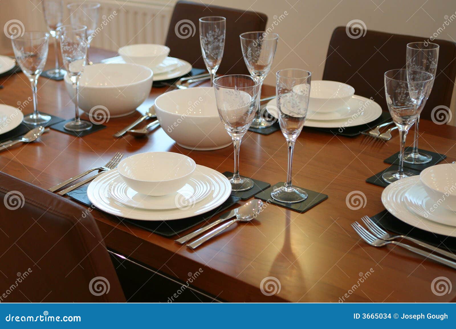 Laid Table stock photo. Image of restaurant, crockery 3665034