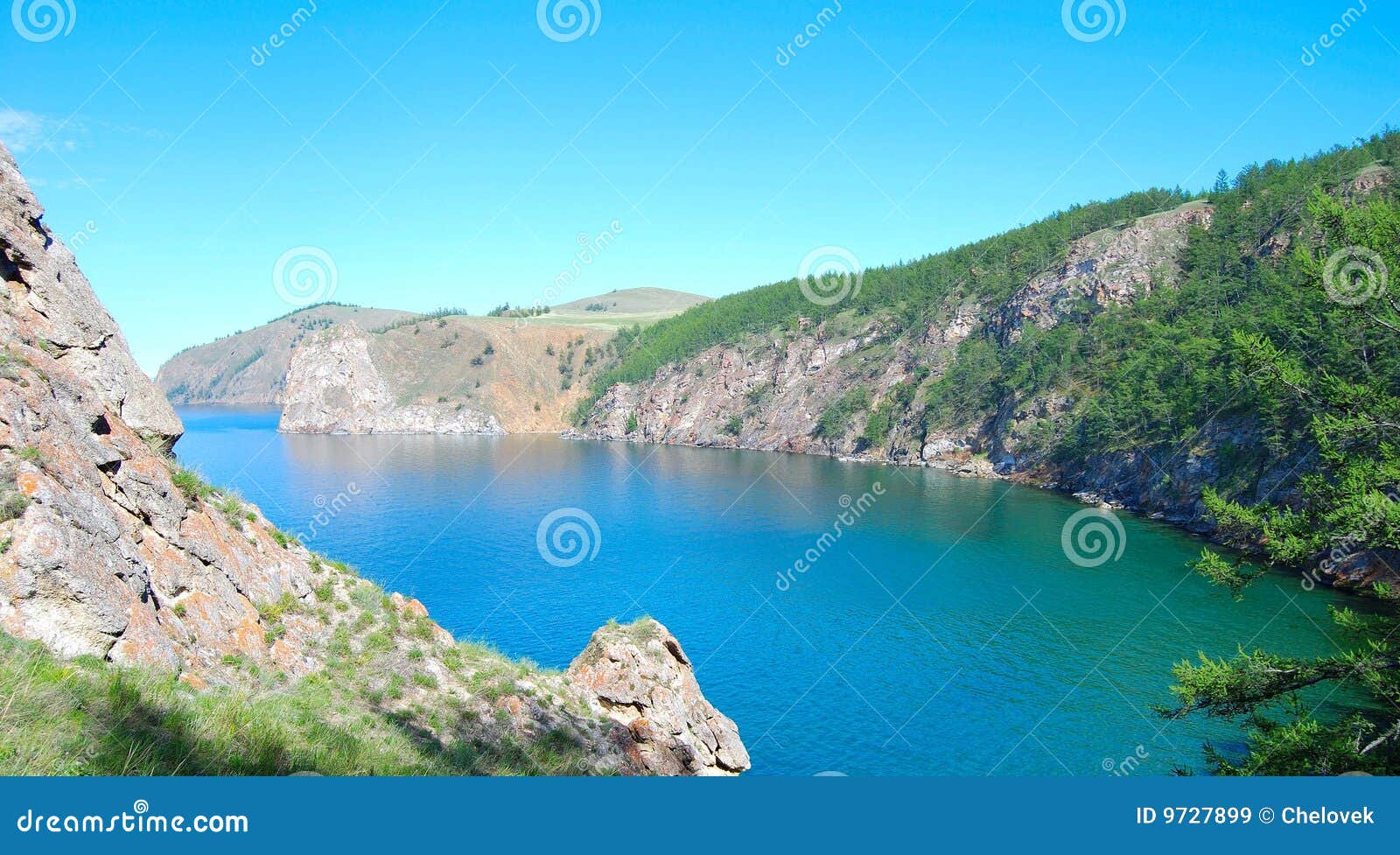 Lake Baikal stock image. Image of nature, siberian, plant - 9727899
