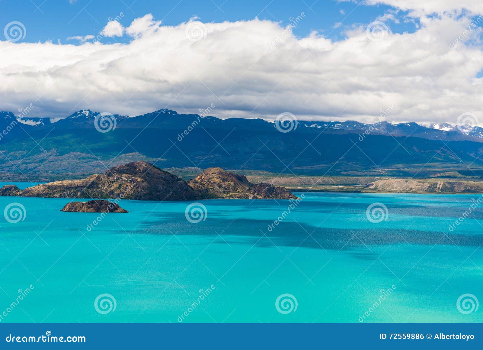 lake general carrera in patagonia, chile