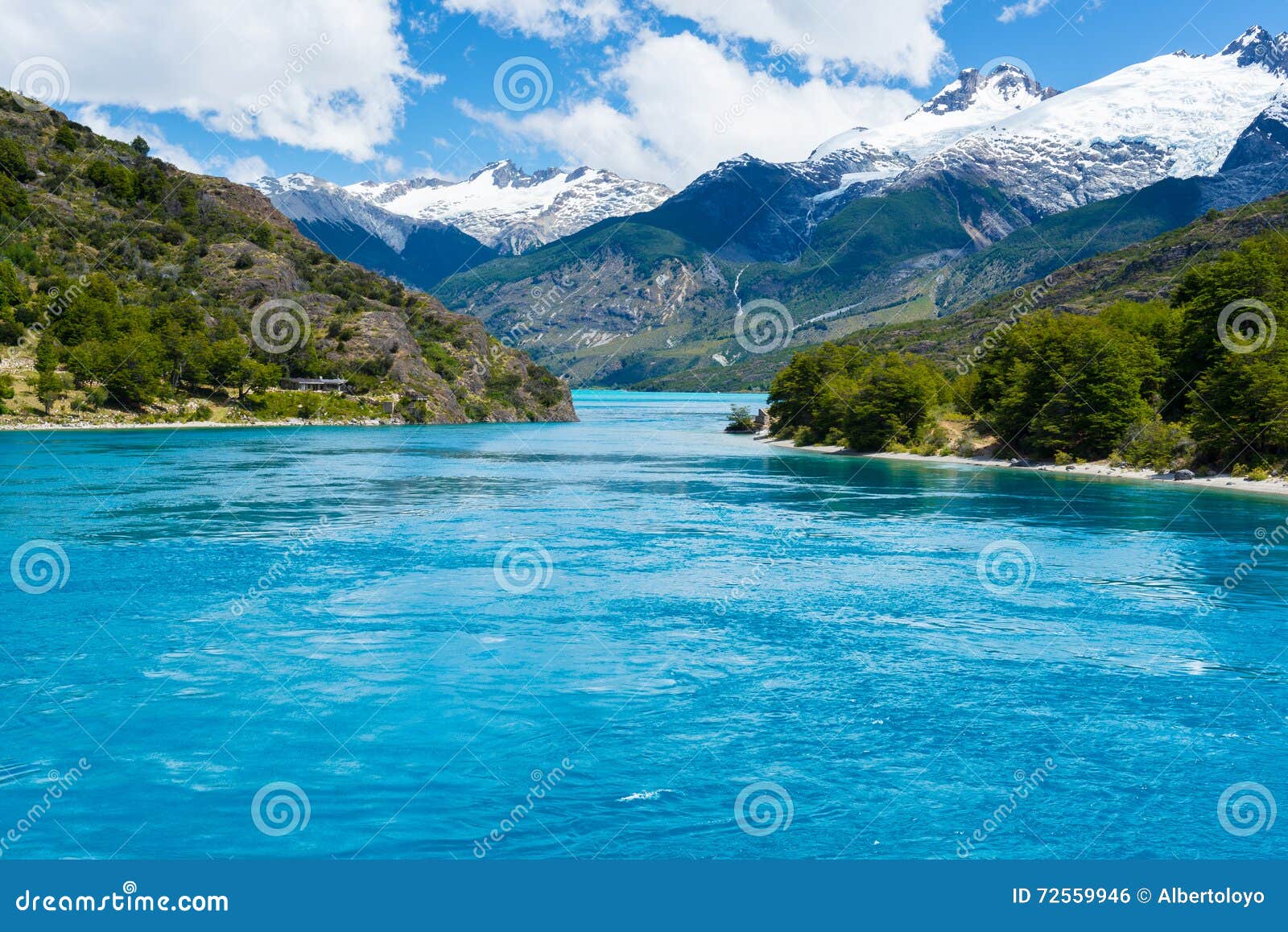 lake general carrera in patagonia, chile