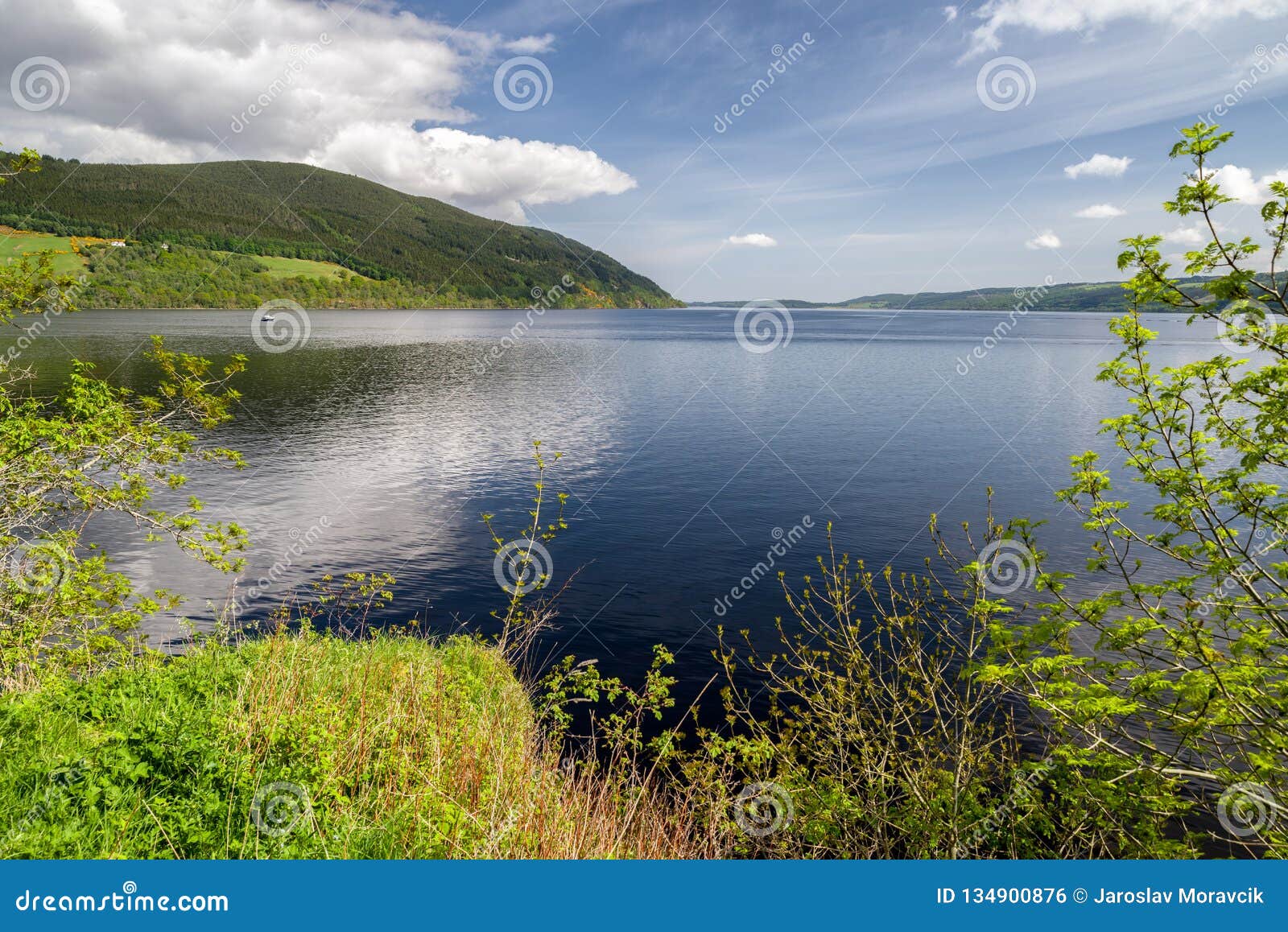 Lake Loch Ness, Scotland stock photo. Image of ness - 134900876