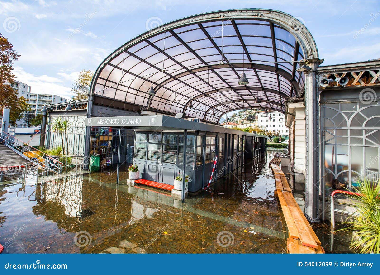 lake maggiore overflows in locarno