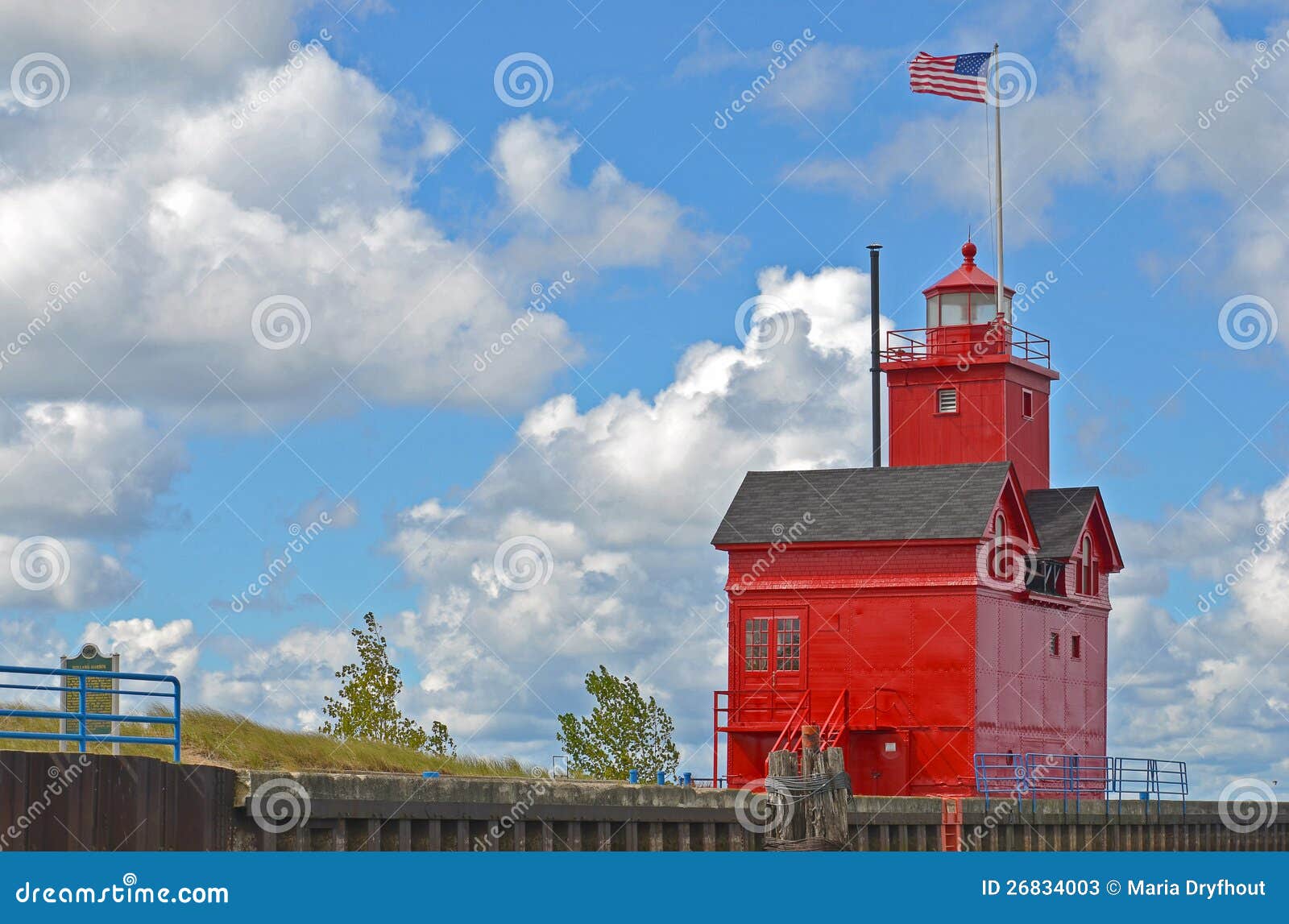 Lake Michigan Harbor stock image. Image of pier, marine 26834003