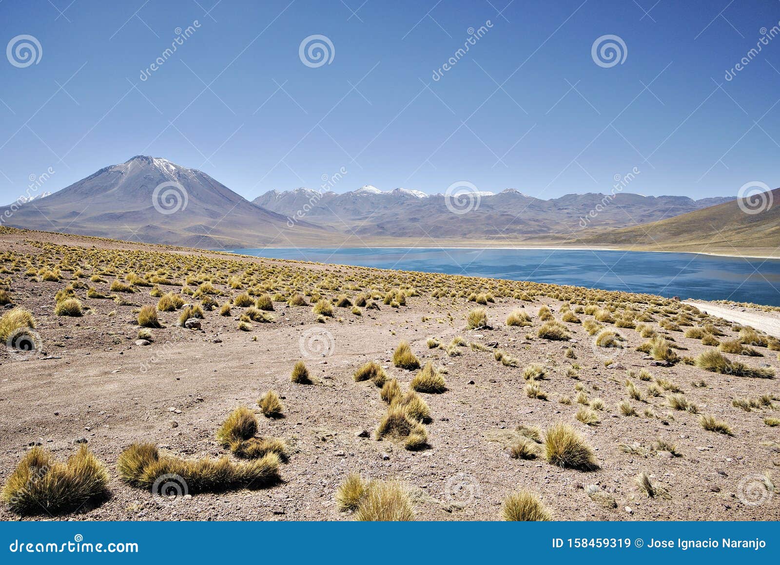 lake miscanti with vulcano miÃÂ±iques