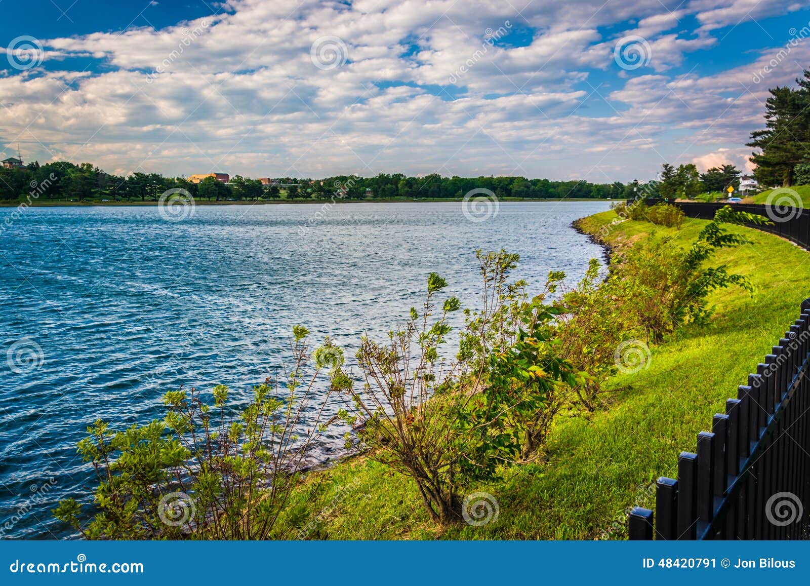 lake montebello, in baltimore, maryland.