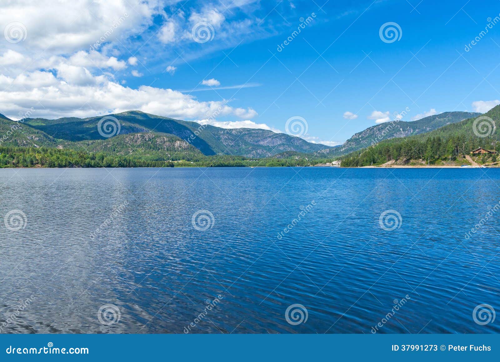 Lake in Norway stock image. Image of nature, tree, destinations 37991273
