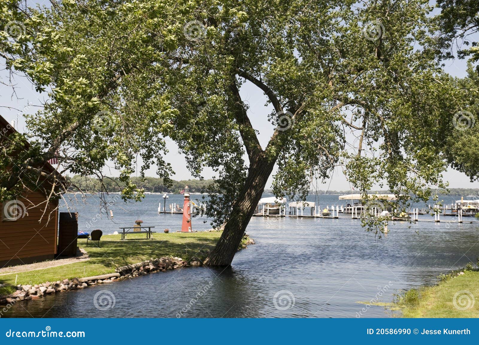 Lake Okoboji in Iowa stock photo. Image of dock, okoboji 20586990