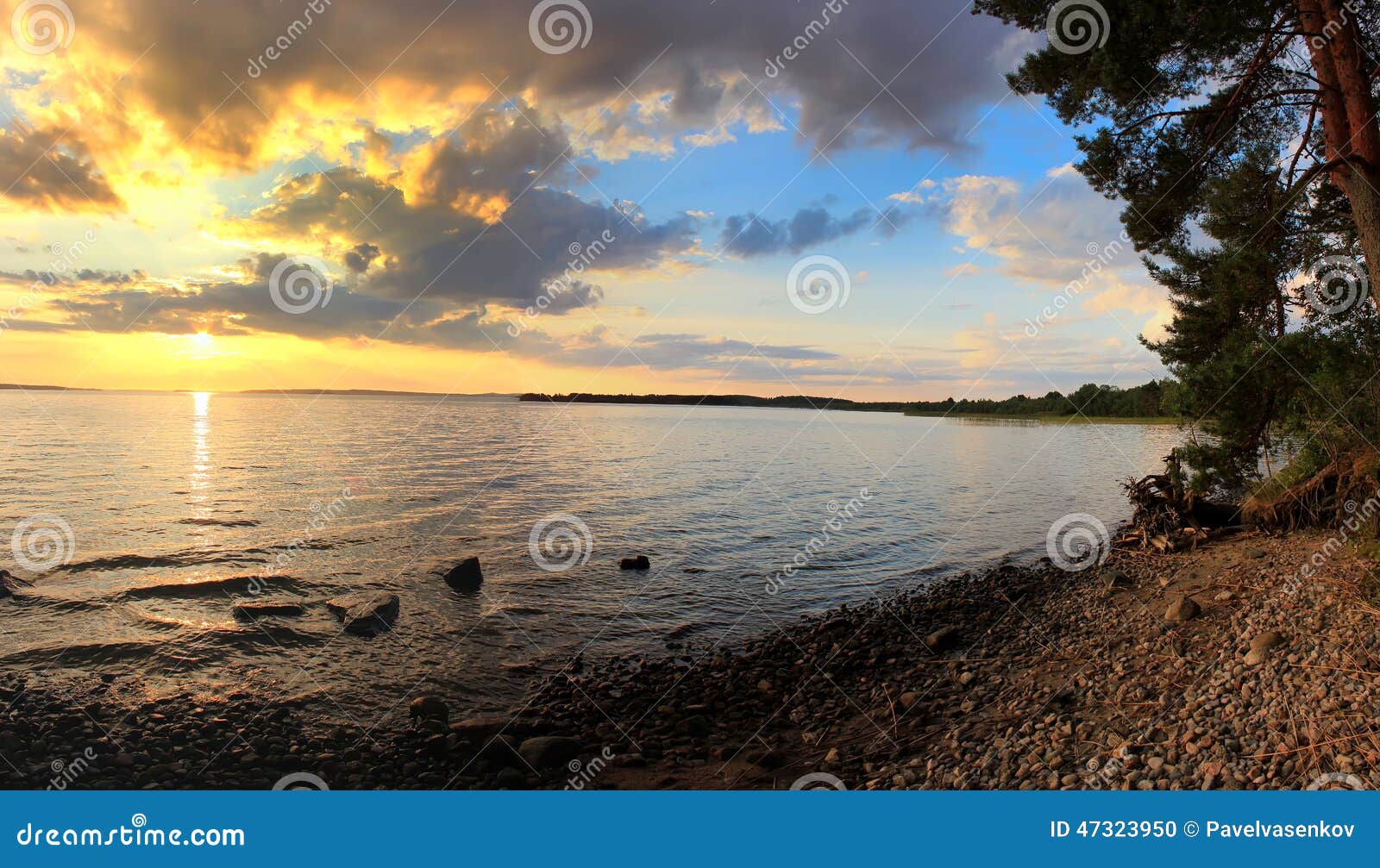 lake onega ,karelia, russia