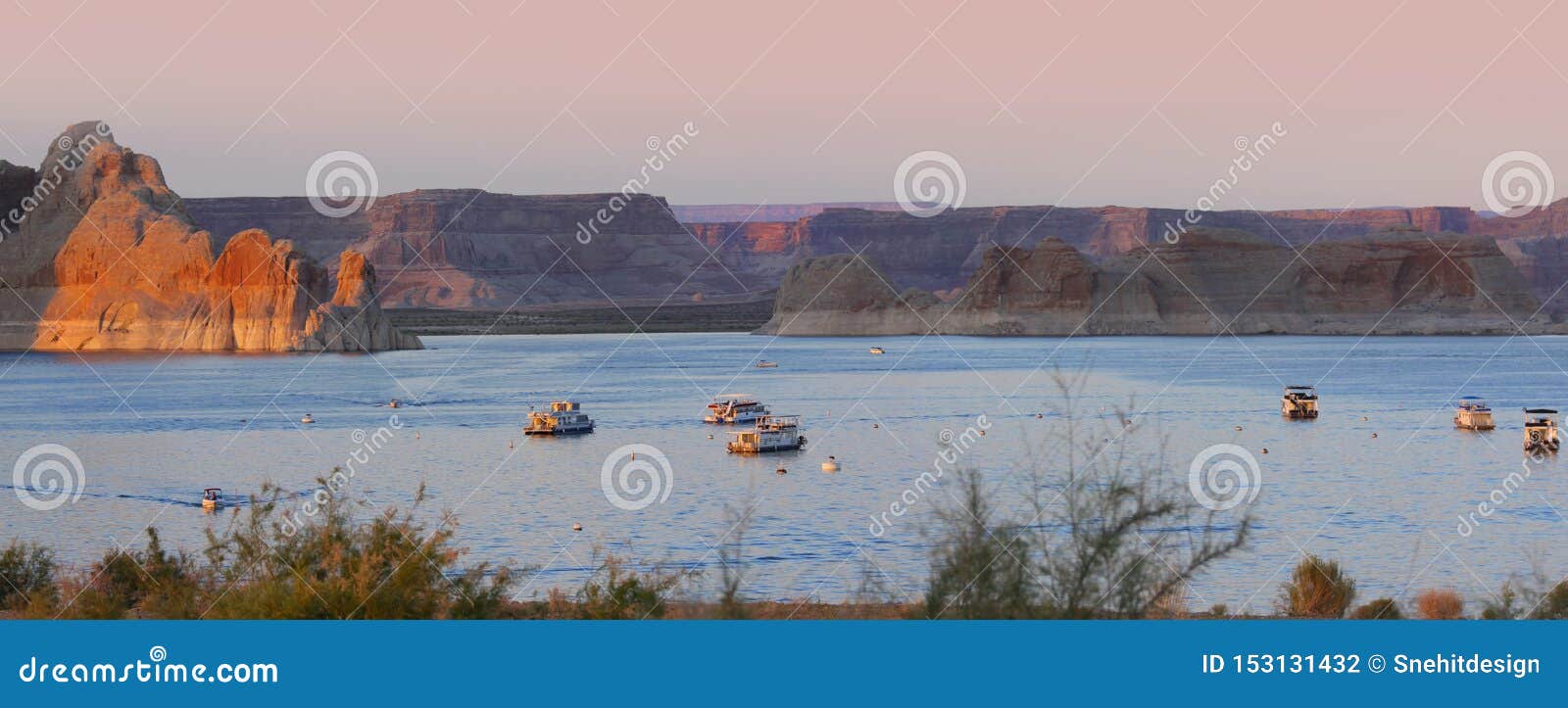 Lake Powell Recreation Area Stock Photo Image of rock, reservoir
