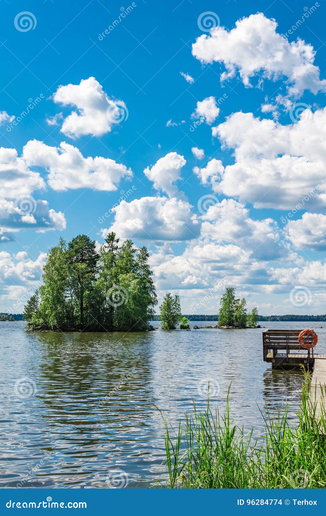 lake pyhajarvi in finland