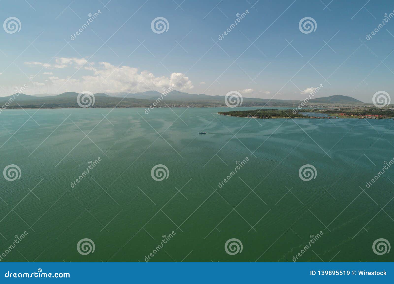 Lake Sevan stock image. Image of armenia, peninsula 139895519