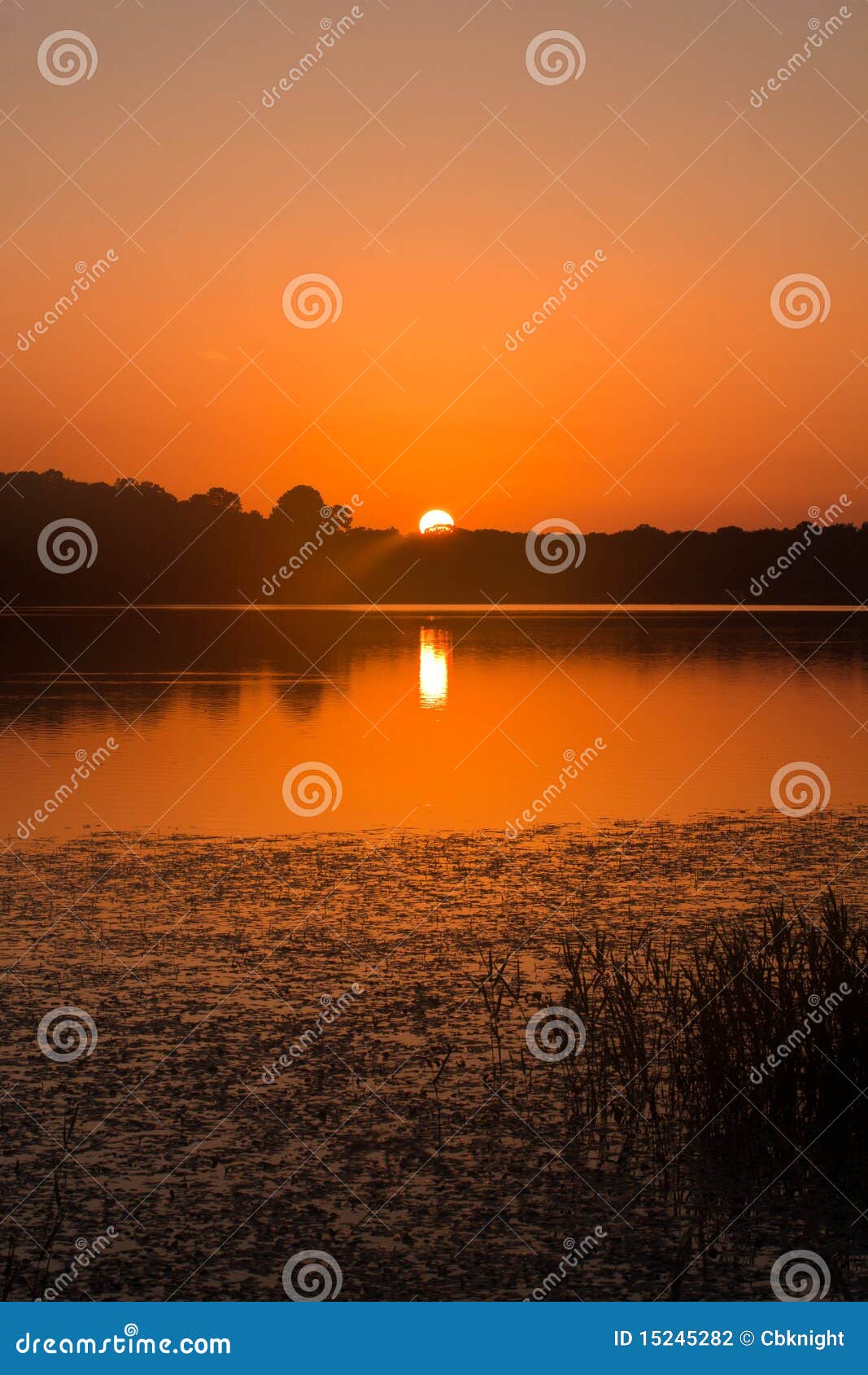 Lake Sunset stock photo. Image of orange, dusk, salt - 15245282