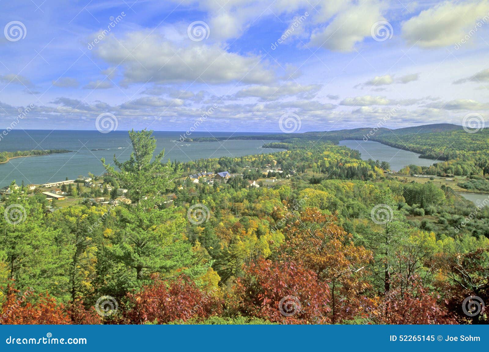 Lake Superior from the Copper Harbor, Keweenaw Peninsula, MI Stock