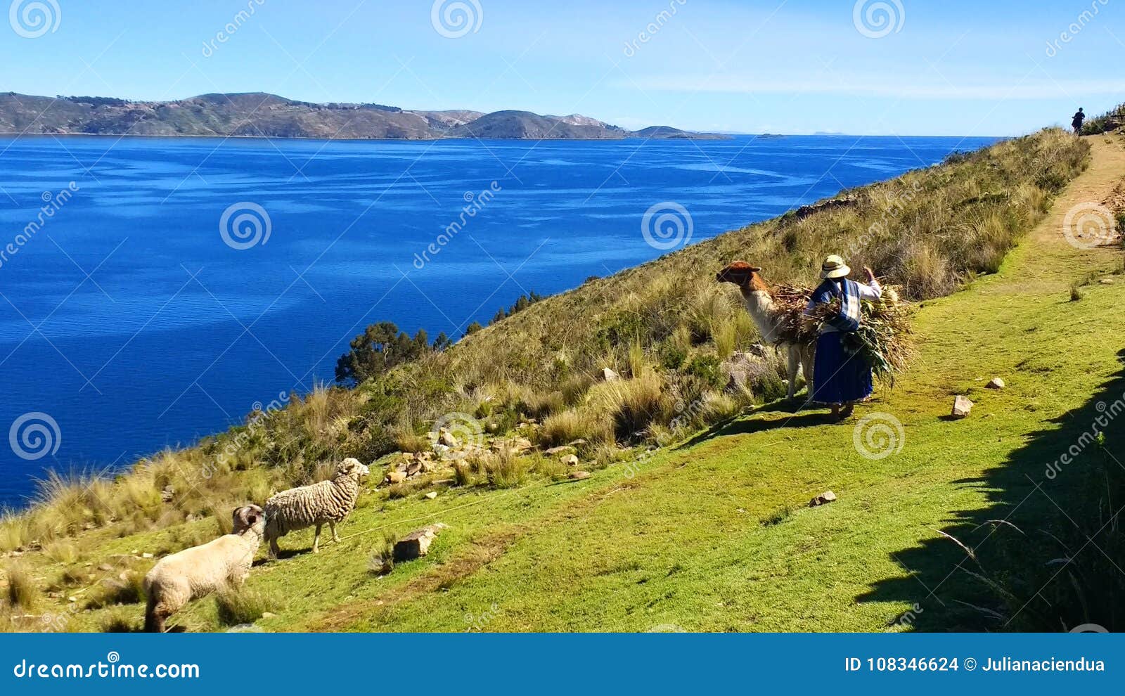 moon island, lake titicaca bolivia