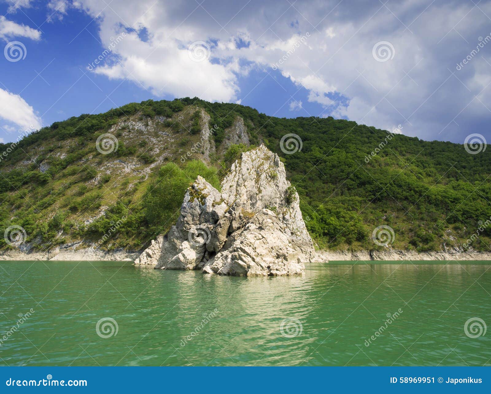 lake uvac, serbia