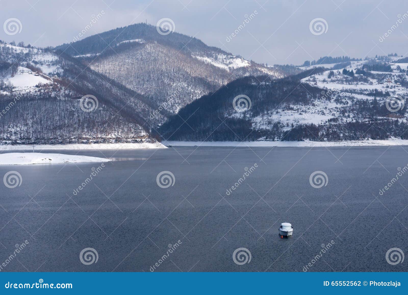 lake zlatar at zlatibor serbia