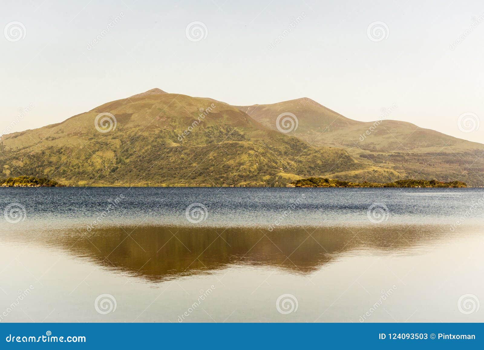 Lakes and Trees in Connemara National Park. Ireland, Europe. Stock ...