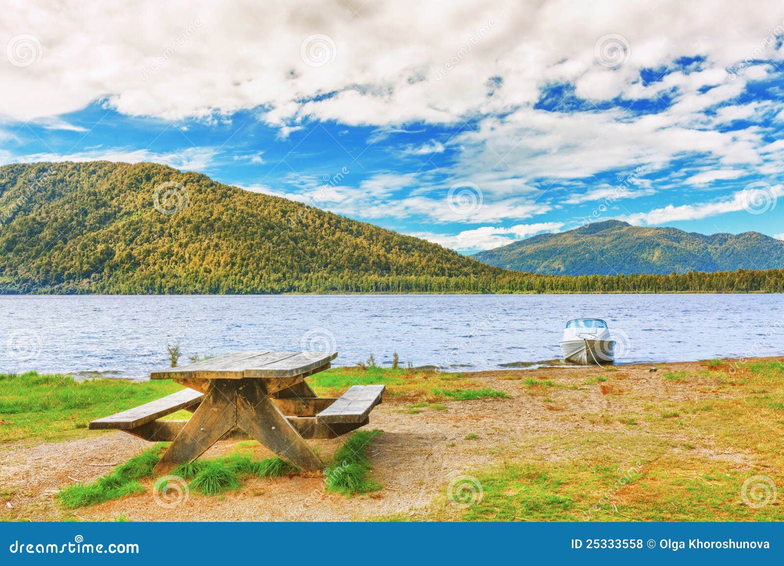 Lakeside stock photo. Image of scene, scenery, environment 