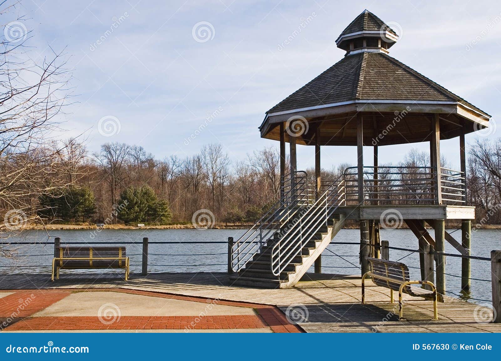 Lakeside Gazebo Picture. Image 567630