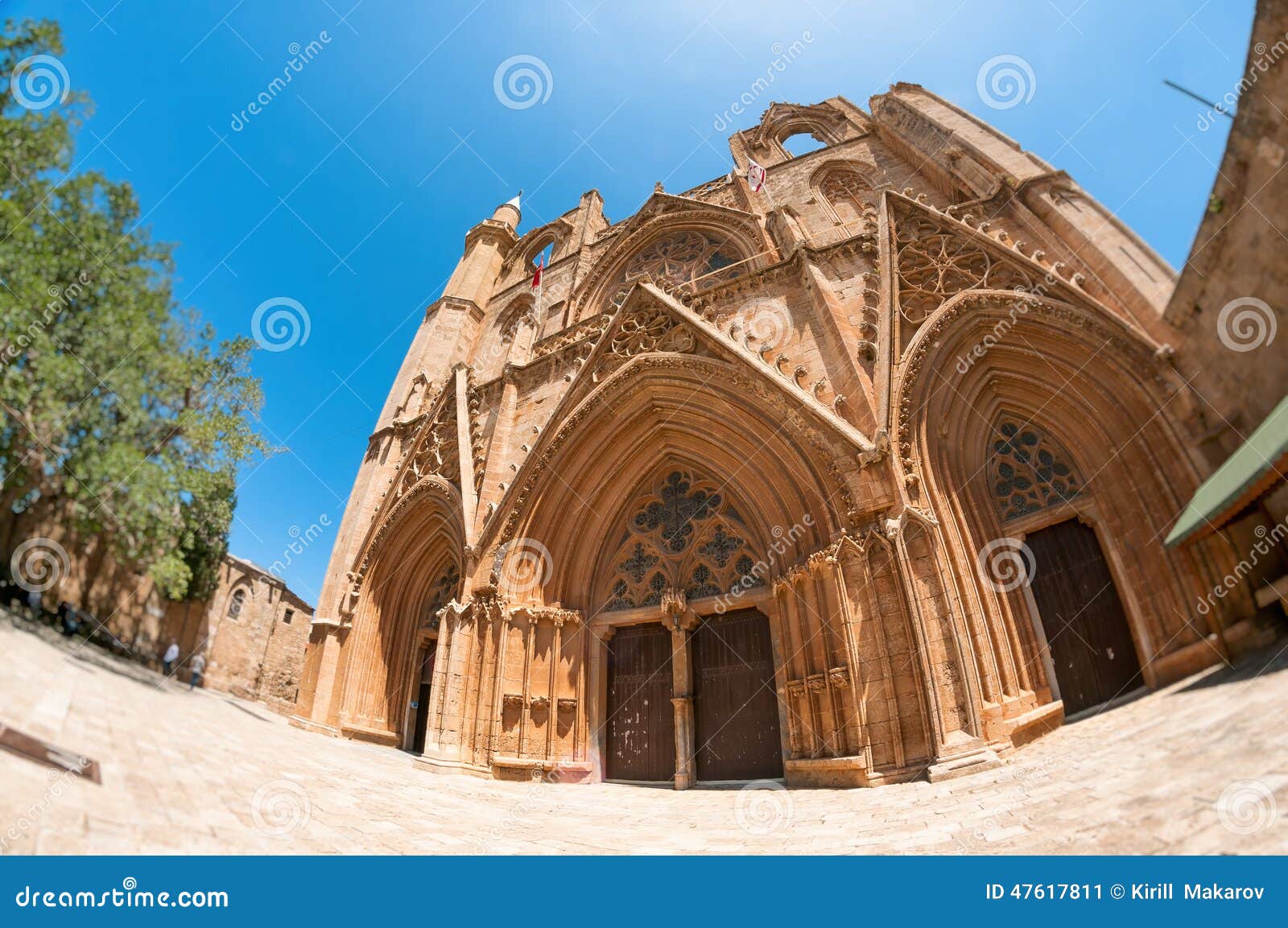 lala mustafa pasha mosque formerly st. nicholas cathedral. famagusta, cyprus