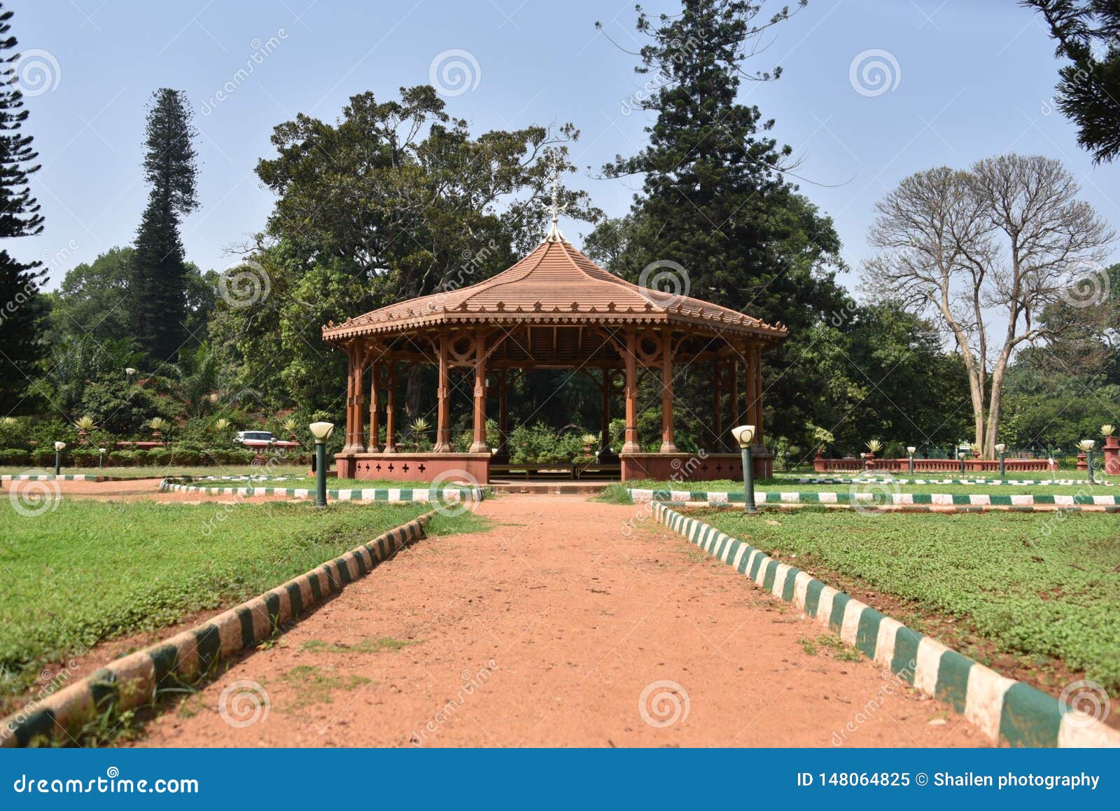 Lalbagh Botanical Gardens Bangalore Karnataka Stock Image