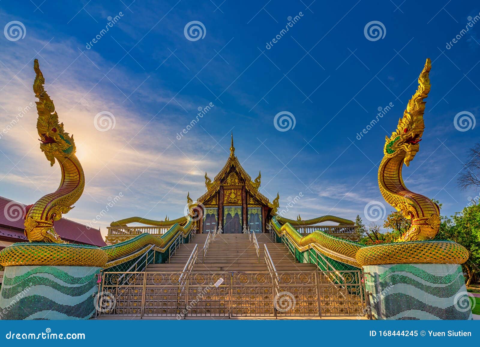 Lam Luk Ka District Pathum Thani Thailand January 3 Wat Pa Charoen Rat Suitable For Those Who Really Want To Editorial Image Image Of Buddhism Pagoda