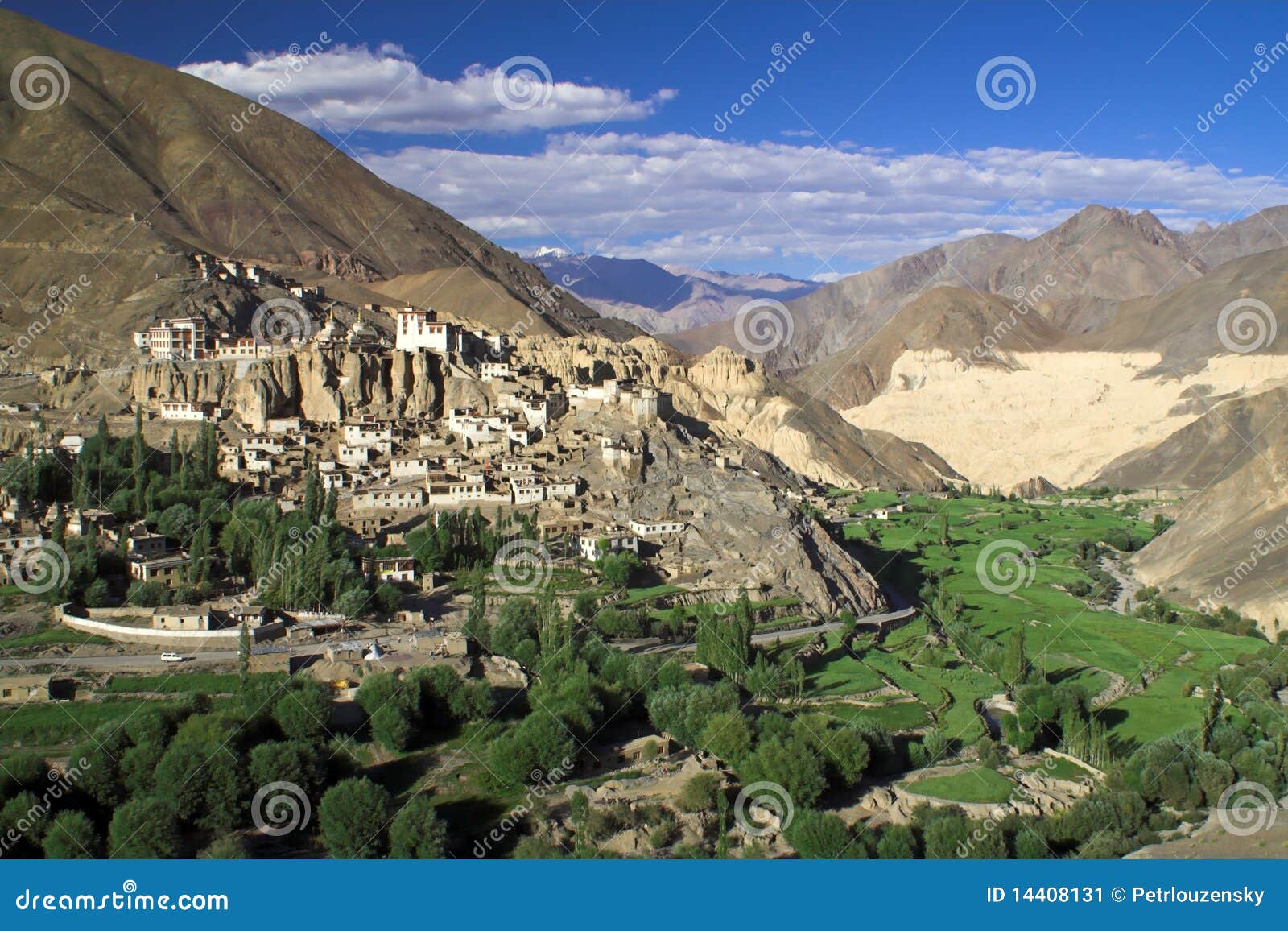 lamayuru buddhist monastery and village in ladakh