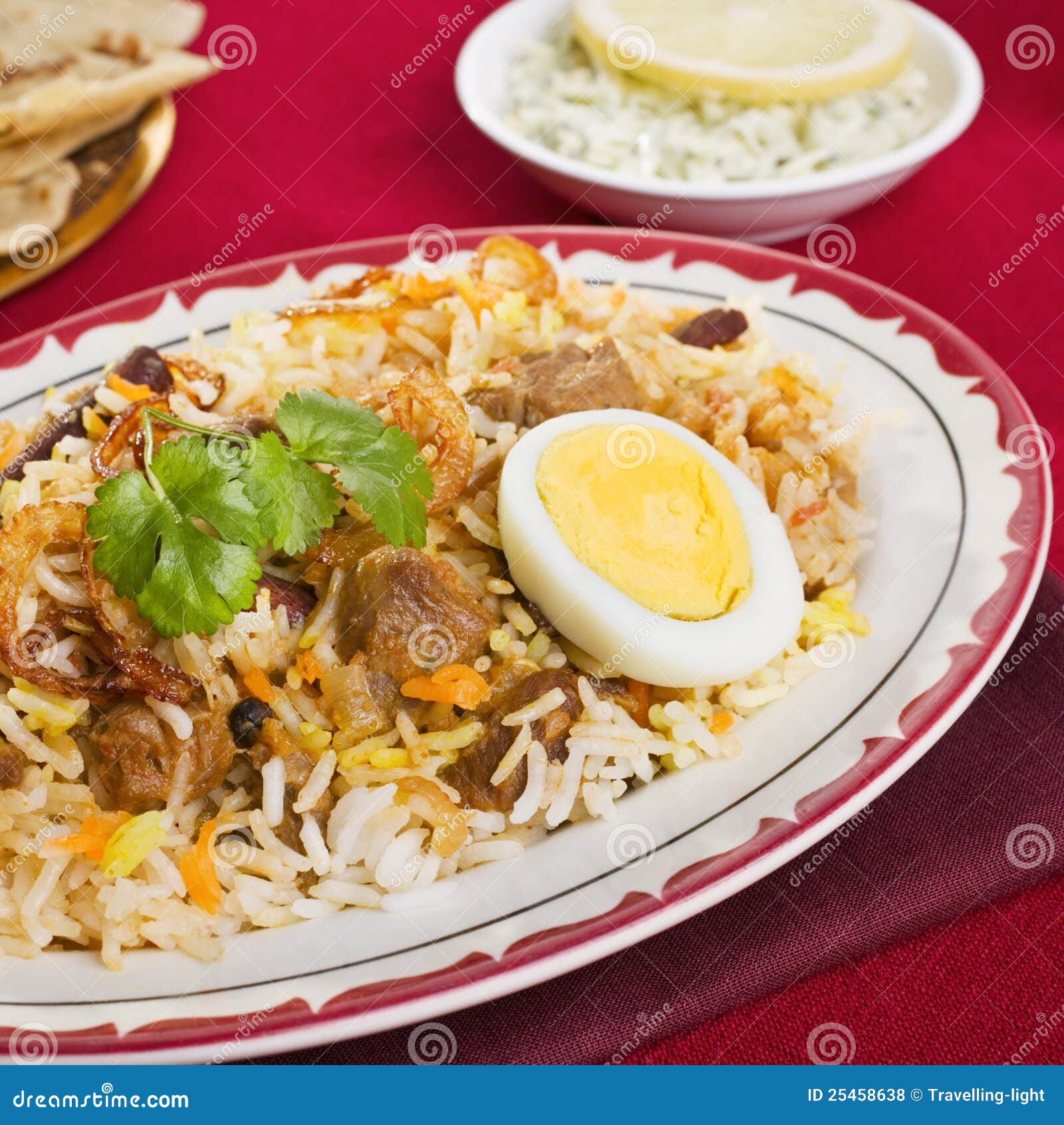 Lamb Biryani stock photo. Image of food, curry, lamb 25458638