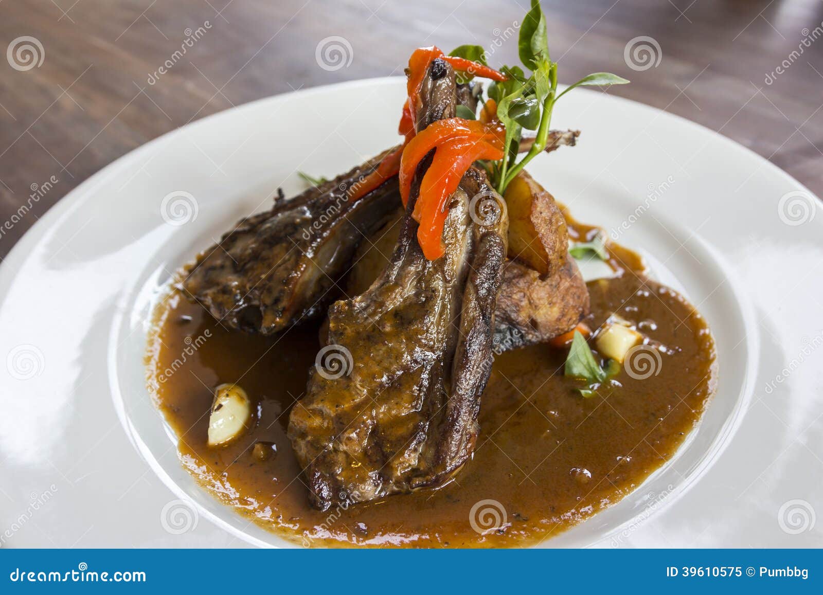Lamb Chops stock image. Image of bone, roasted, sheep 39610575